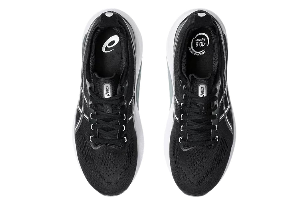 Asics Gel-Kayano 31 2E Black/White Mens #color_black-multi-whites