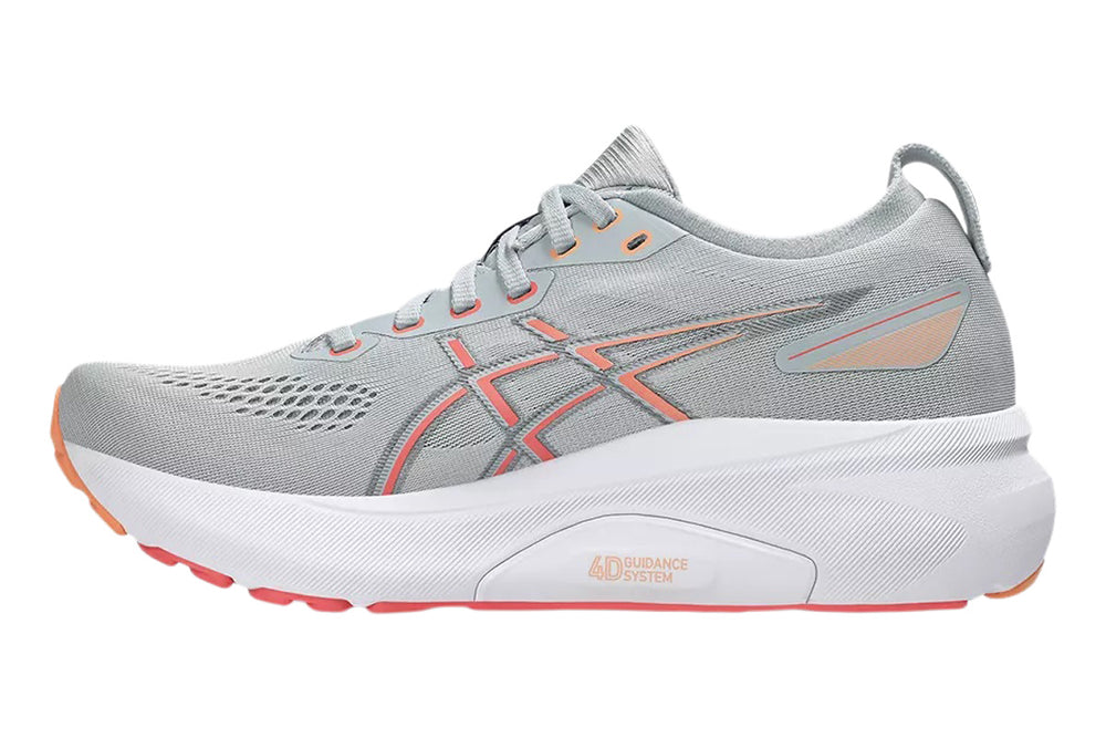 Asics Gel-Kayano 31 D Piedmont Grey/Papaya Womens #color_grey-multi-pinks-purples