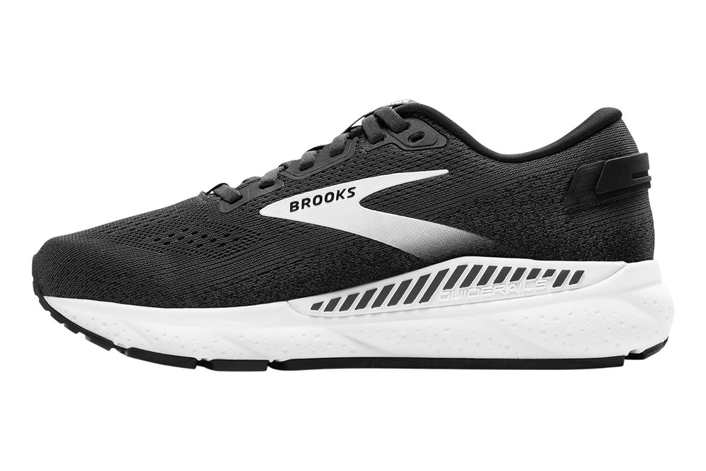 Brooks Ariel GTS 24 B Black/Black/White Womens #color_black-multi-whites
