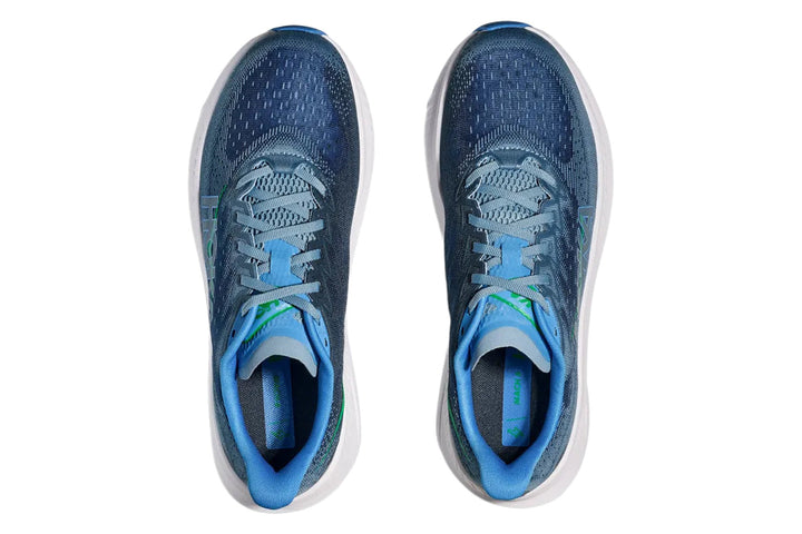 Hoka Mach 6 2E Downpour/Thunder Cloud Mens #color_blue-multi-white