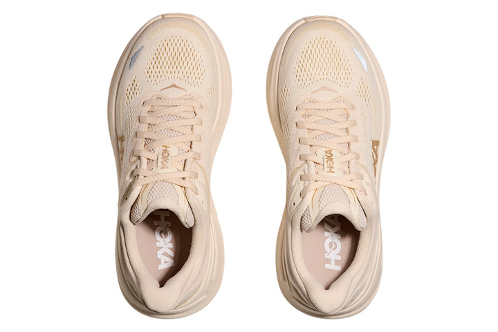 Hoka Bondi 9 D Vanilla/Birch Womens #color_brown-beige