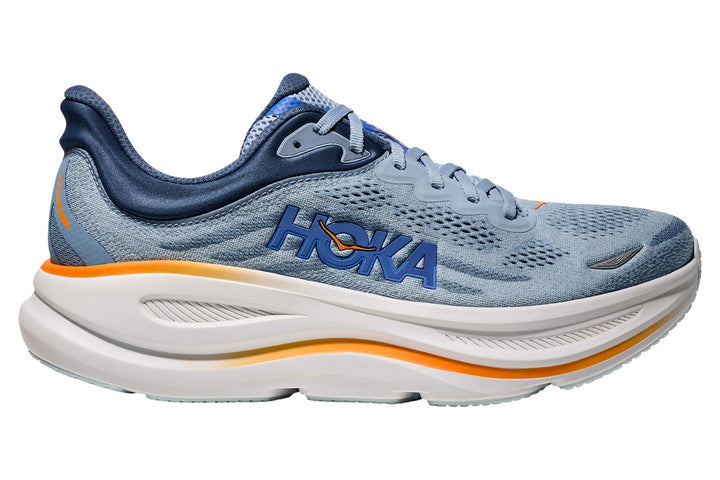 Hoka Bondi 9 4E Drizzle/Downpour Mens #color_blue