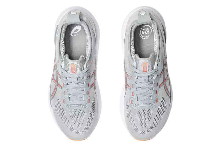 Asics Gel-Kayano 31 D Piedmont Grey/Papaya Womens #color_grey-multi-pinks-purples