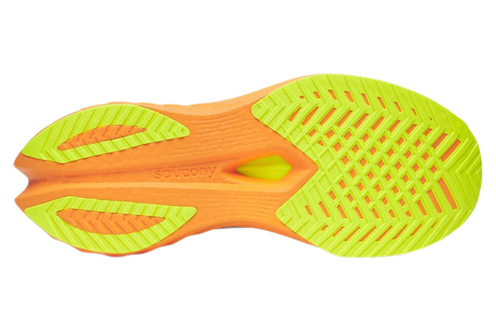 Saucony Endorphin Speed 4 D White/Peel Mens #color_white-multi-reds-oranges