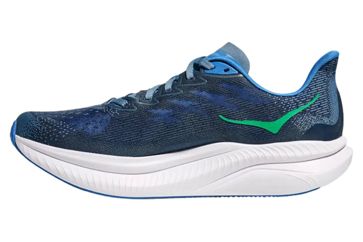 Hoka Mach 6 2E Downpour/Thunder Cloud Mens #color_blue-multi-white