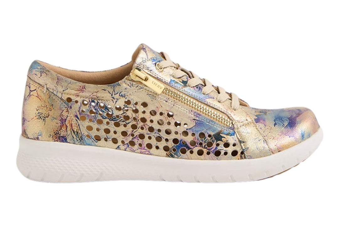 Ziera Shovo XF Gold Vintage Floral Womens #color_prints-floral