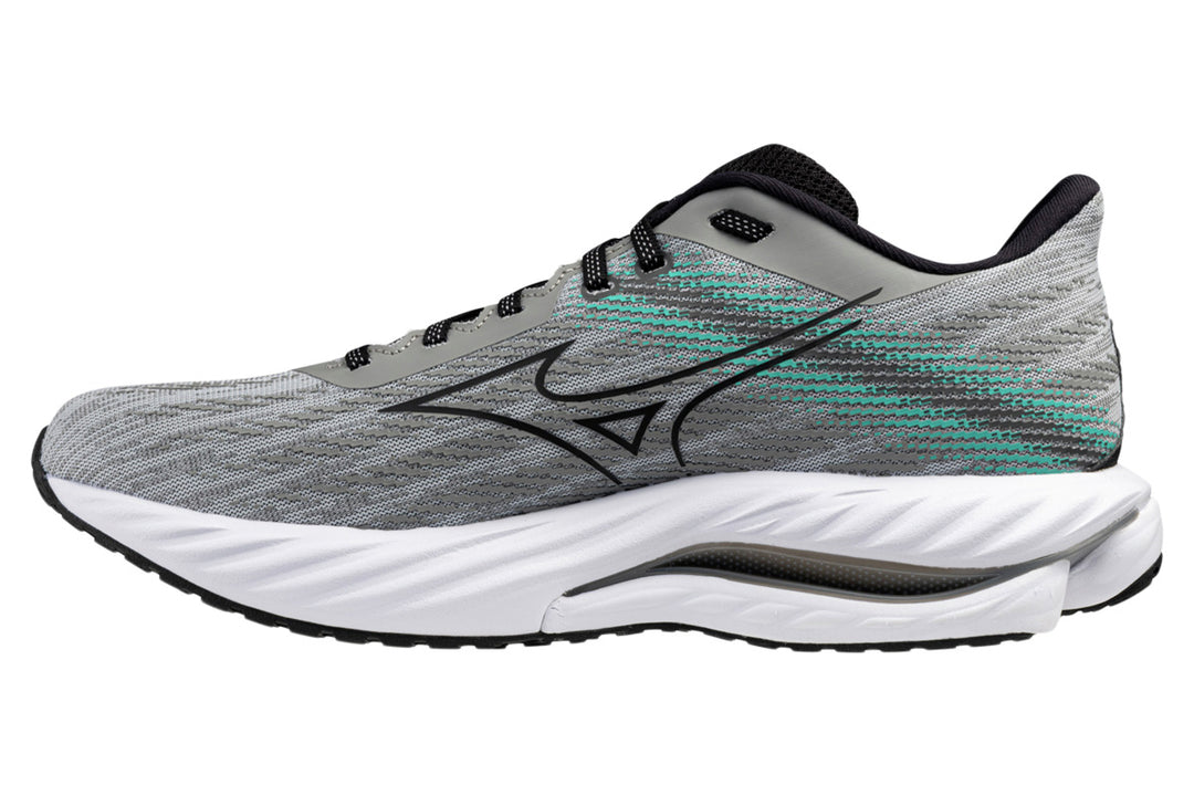 Mizuno Wave Inspire 21 D Ultimate Gray/Black/Ceramic Mens #color_grey-multi-greens