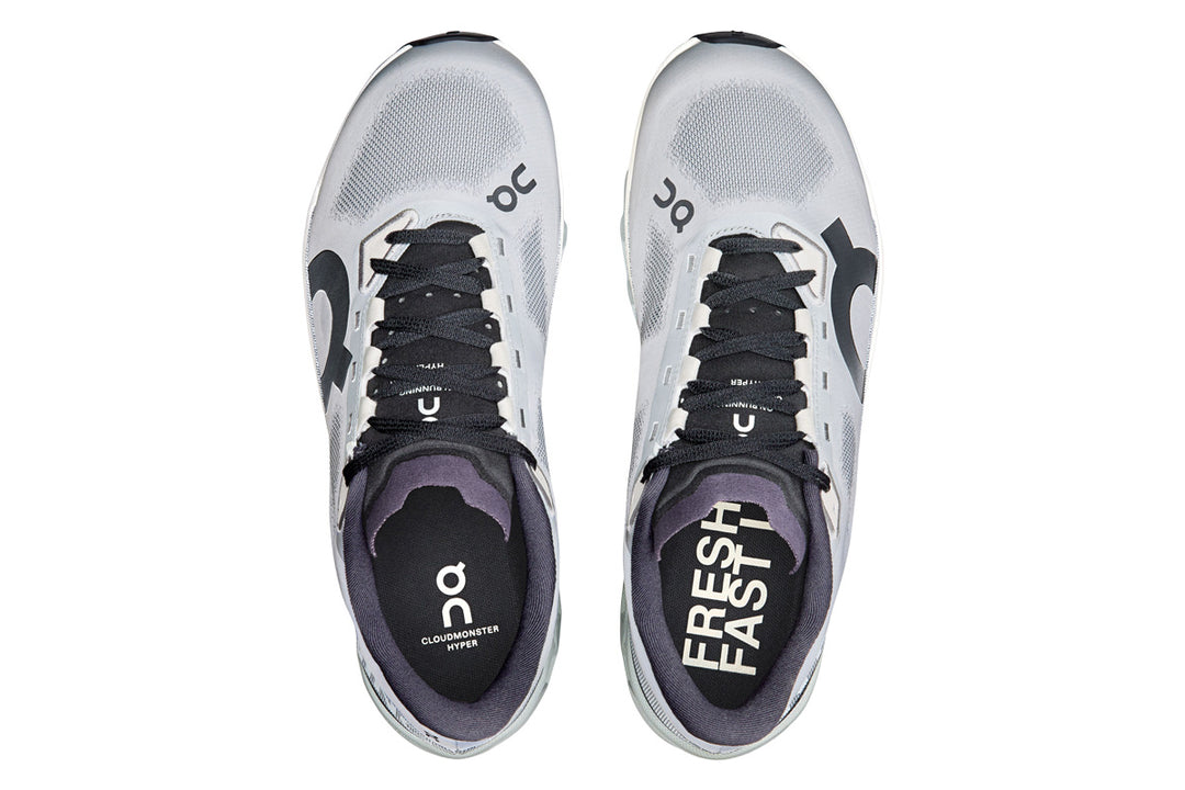 On Cloudmonster Hyper D Glacier/Ivory Mens #color_