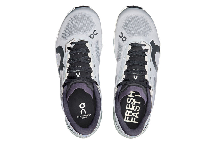 On Cloudmonster Hyper D Glacier/Ivory Mens #color_