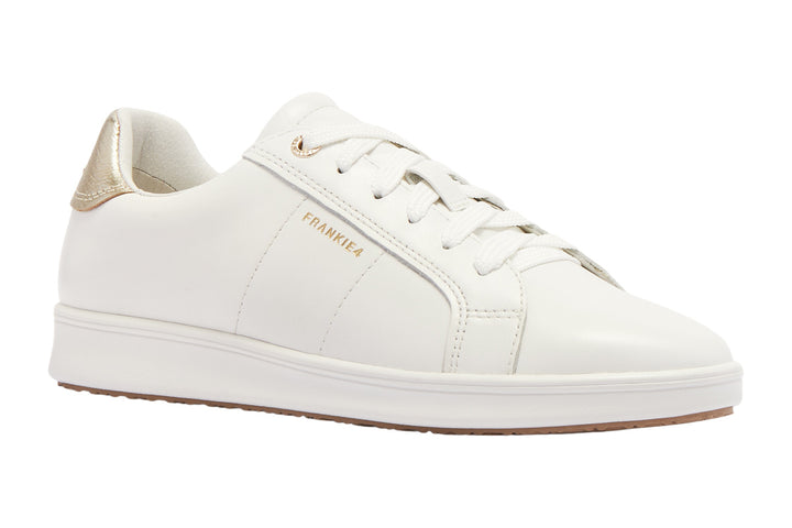 Frankie 4 Jackie V White/Gold Grain Womens #color_white