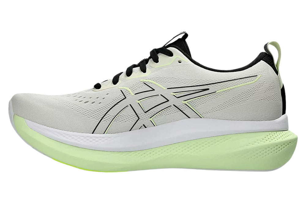 Asics Glideride Max 2E Birch/Black Mens #color_grey-multi-greens