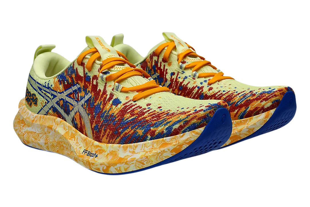 Asics Gel-Noosa Tri 16 D Huddle Yellow/Illusion Blue Mens #color_blue-multi-reds-oranges