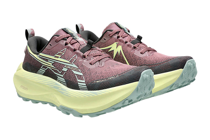 Asics Trabuco Max 4 B Purple Oxide/Cold Moss Womens #color_purple-multi-yellows