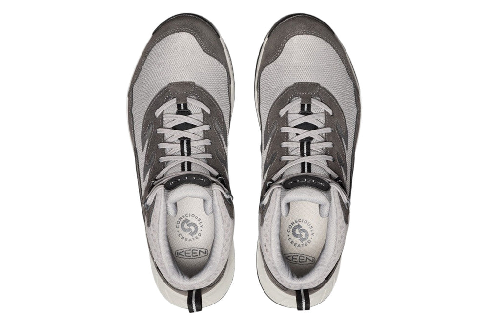 Keen Hightrail Mid WP 2E Alloy Vapor Mens #color_grey