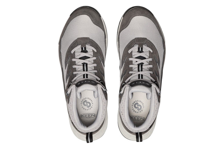 Keen Hightrail Mid WP 2E Alloy Vapor Mens #color_grey