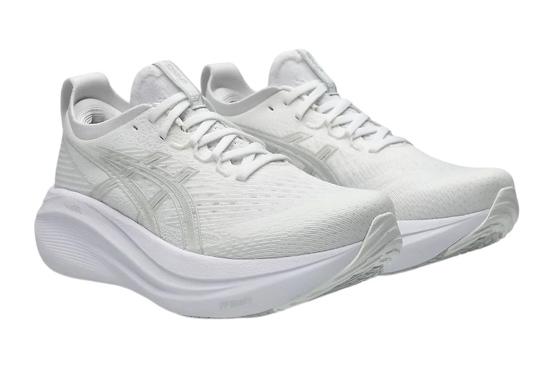 Asics Gel-Nimbus 27 B White/Glacier Grey Womens #color_white