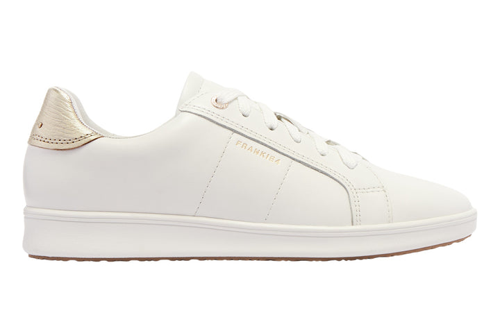 Frankie 4 Jackie V White/Gold Grain Womens #color_white