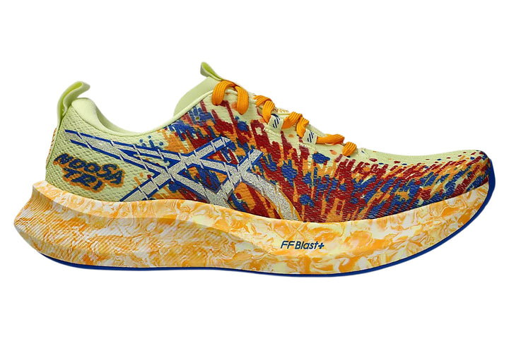 Asics Gel-Noosa Tri 16 D Huddle Yellow/Illusion Blue Mens #color_blue-multi-reds-oranges