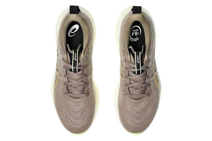 Asics Gel-Cumulus 27 2E Taupe Grey/Black Mens #color_blue