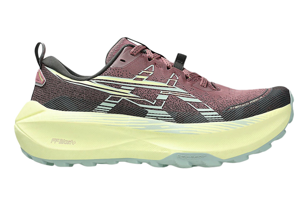 Asics Trabuco Max 4 B Purple Oxide/Cold Moss Womens #color_purple-multi-yellows