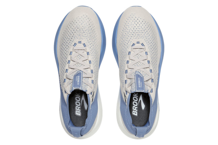 Brooks Glycerin Stealthfit 22 D Antarctica/Country Blue Mens #color_brown