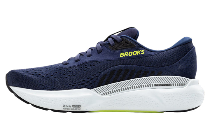 Brooks Adrenaline GTS 24 D Peacoat/Black/Sharp Green Mens #color_blue