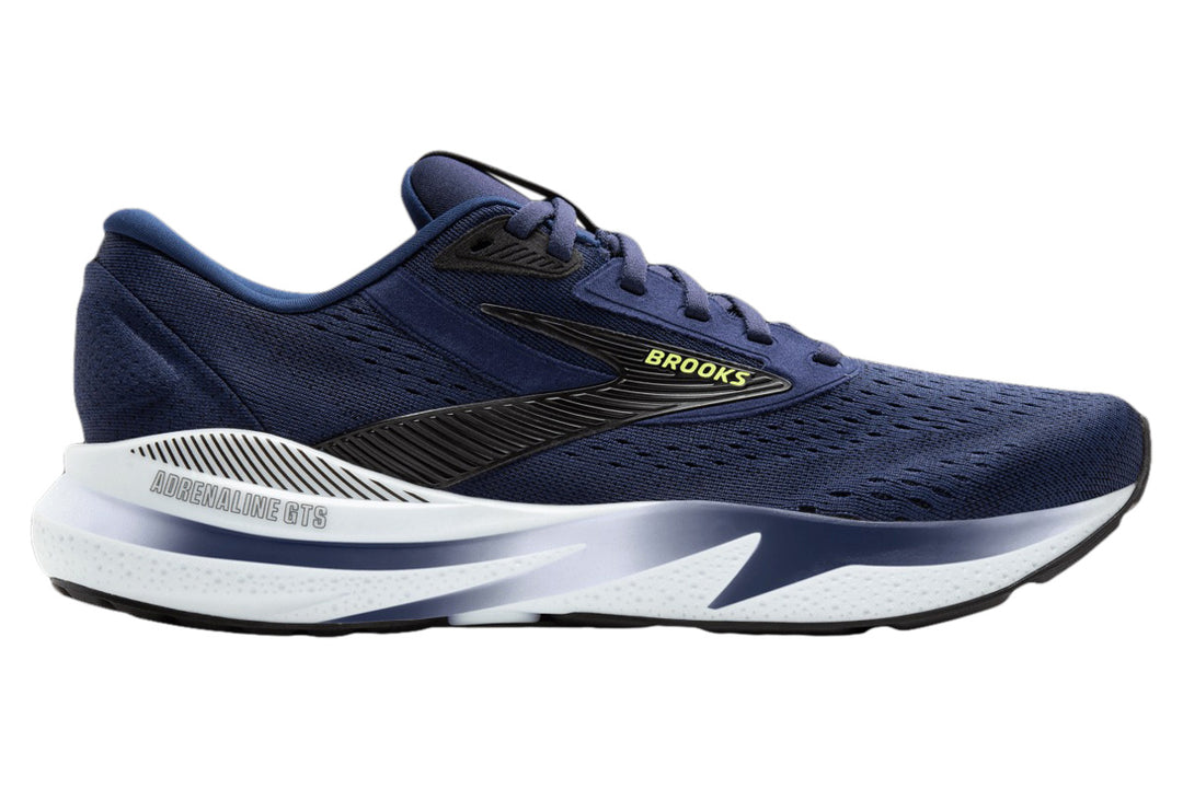 Brooks Adrenaline GTS 24 D Peacoat/Black/Sharp Green Mens #color_blue