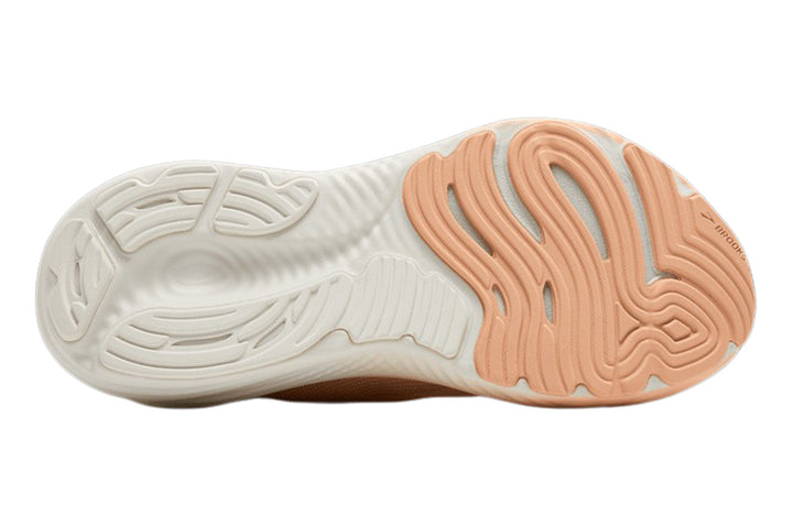 Brooks Glycerin Stealthfit 22 B Almond Peach/Almond/Portabella Womens #color_blue