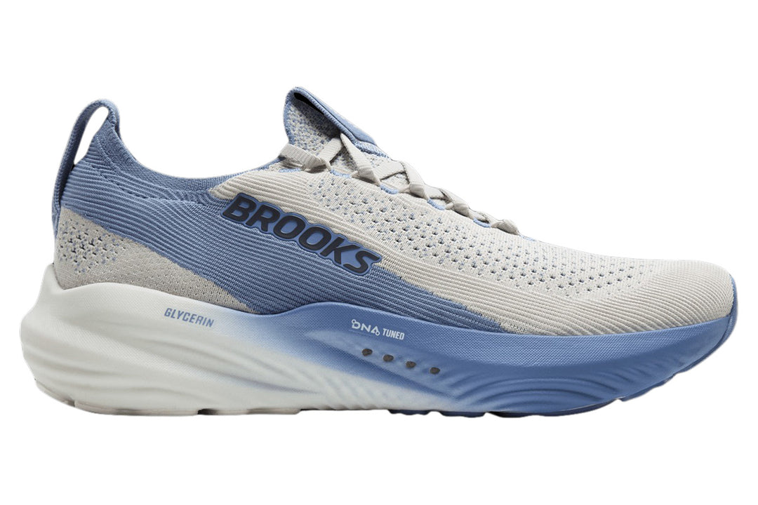 Brooks Glycerin Stealthfit 22 D Antarctica/Country Blue Mens #color_brown