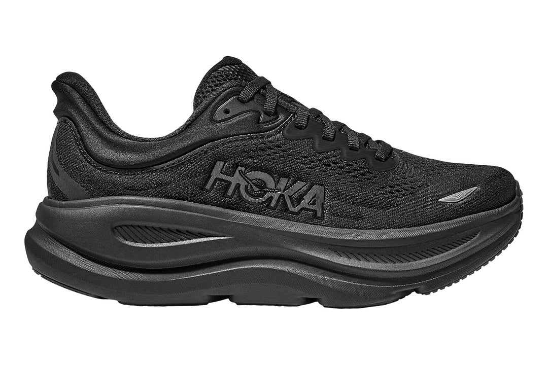 Hoka Bondi 9 B Black/Black Womens #color_black