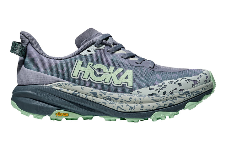 Hoka Speedgoat 6 D Moonlight/Thunder Cloud Womens #color_grey-multi-greens