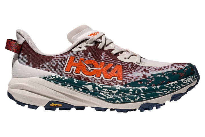 Hoka Speedgoat 6 2E Putty/Blue Twilight Mens #color_grey-multi