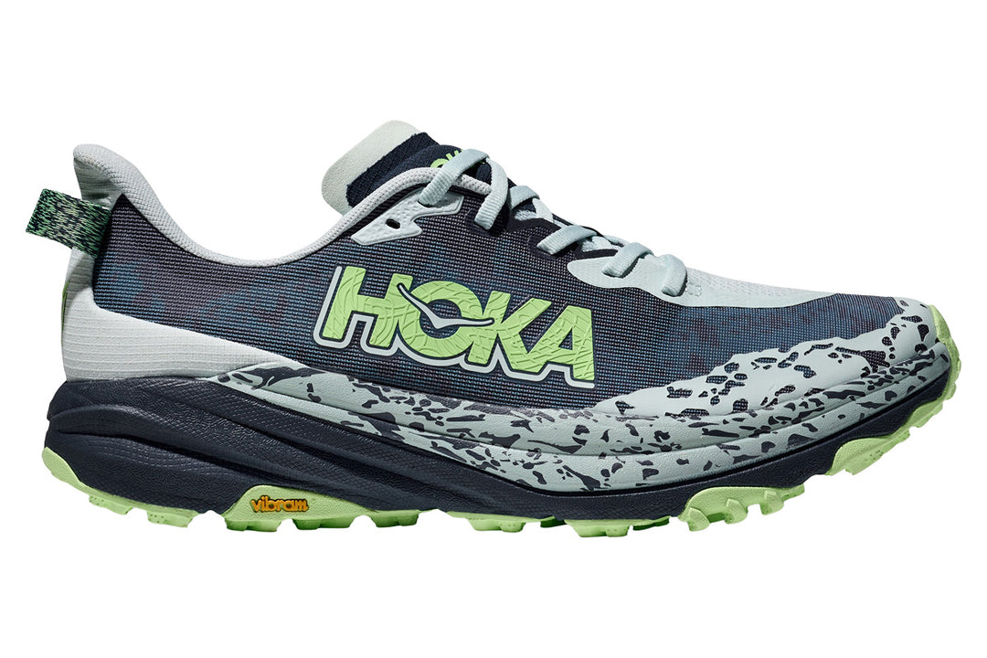 Hoka Speedgoat 6 D Droplet/Nautical Dusk Mens #color_grey-multi-greens