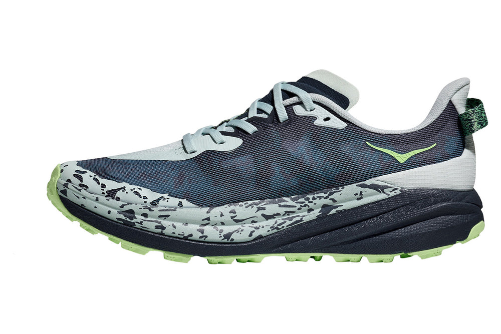 Hoka Speedgoat 6 D Droplet/Nautical Dusk Mens #color_grey-multi-greens