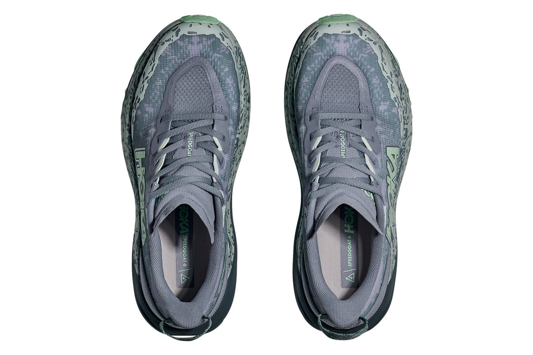 Hoka Speedgoat 6 D Moonlight/Thunder Cloud Womens #color_grey-multi-greens