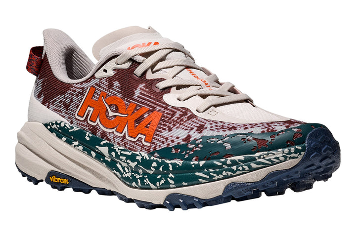 Hoka Speedgoat 6 2E Putty/Blue Twilight Mens #color_grey-multi