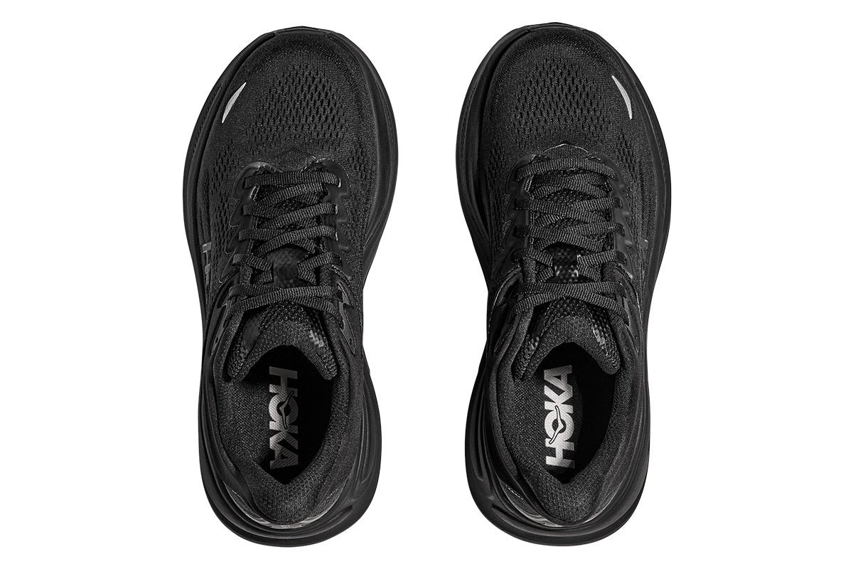 Hoka Bondi 9 2E Black/Black Mens – FootMotion