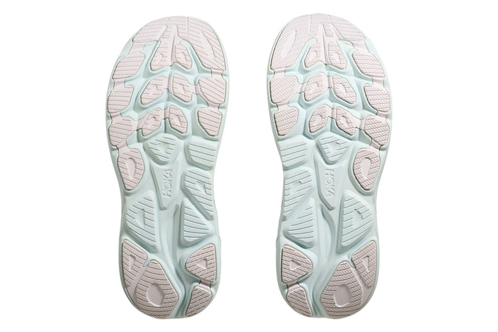 Hoka Clifton 10 B White/Cielo Blue Womens #color_white-multi-blues