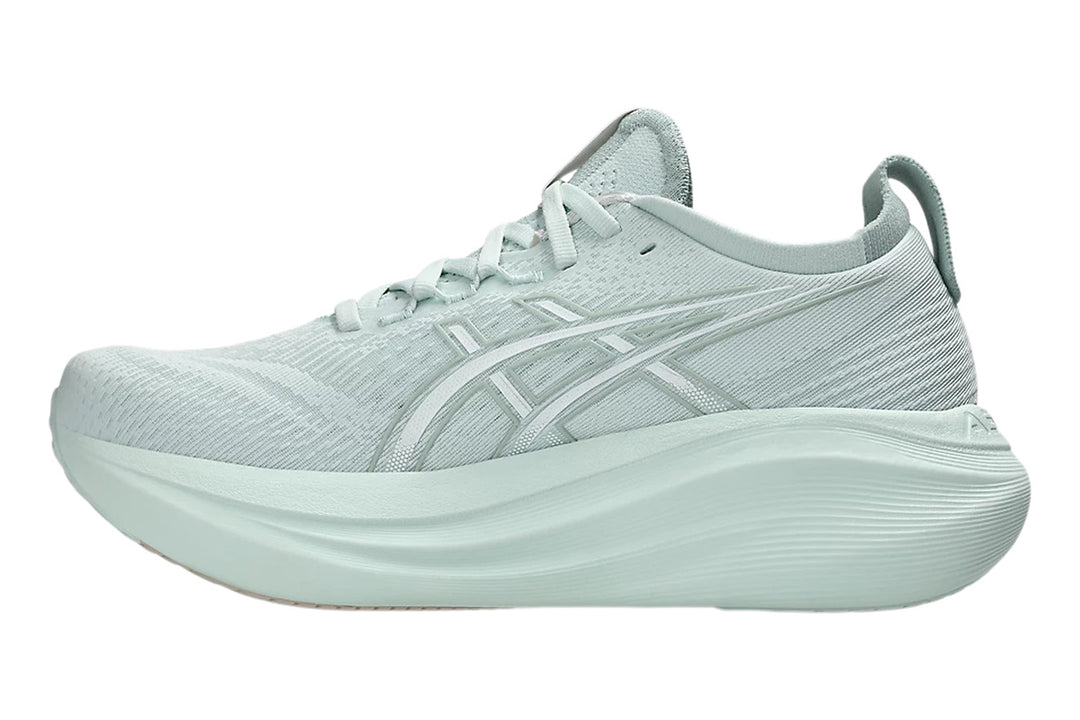 Asics Gel-Nimbus 27 B Pure Aqua/White Womens #color_green