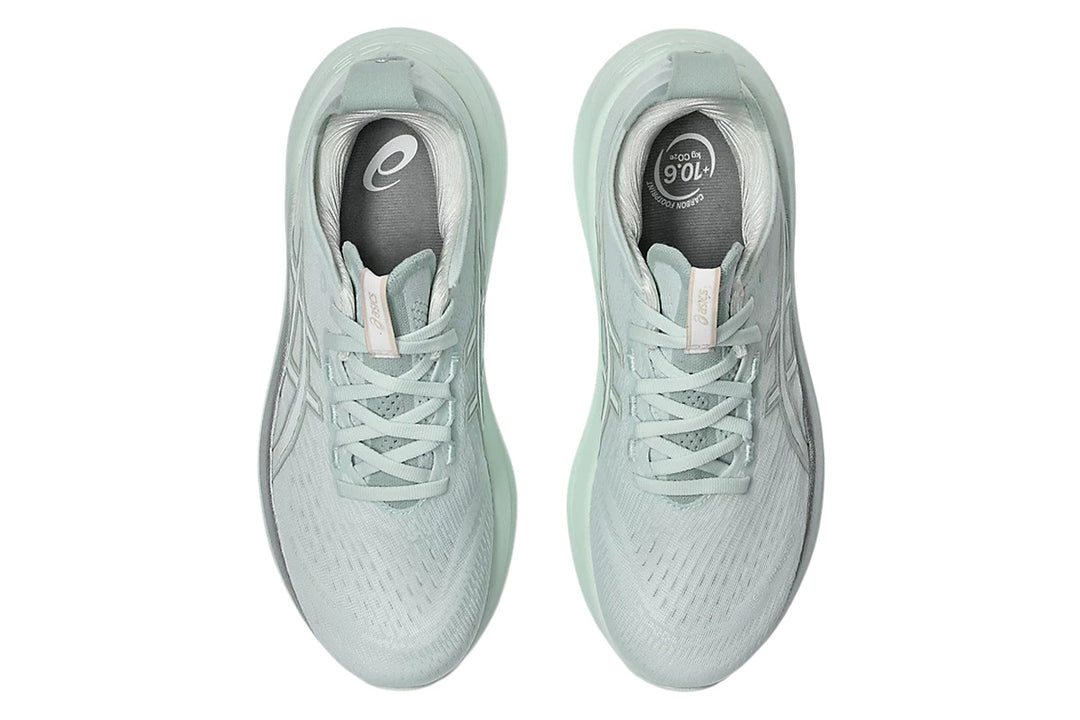 Asics Gel-Nimbus 27 B Pure Aqua/White Womens #color_green