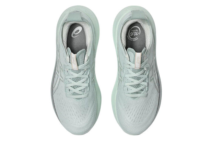 Asics Gel-Nimbus 27 B Pure Aqua/White Womens #color_green