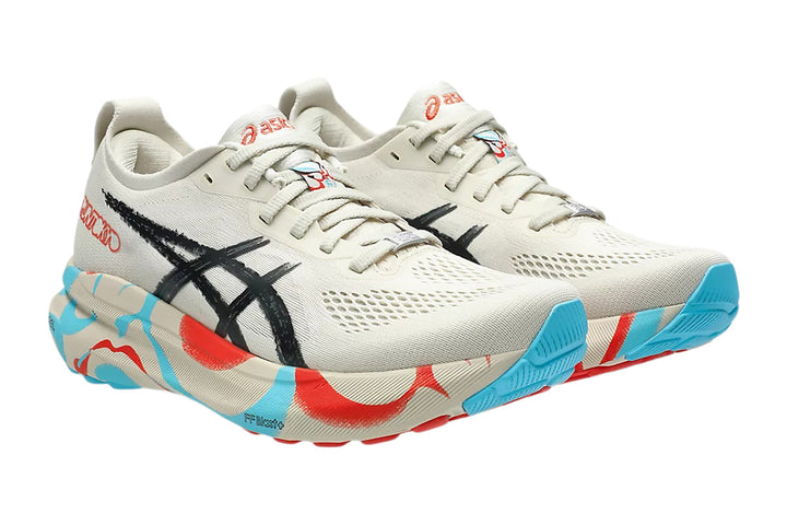 Asics Gel-Kayano 31 Tokyo B Birch/Black Womens #color_white-multi-reds-blues