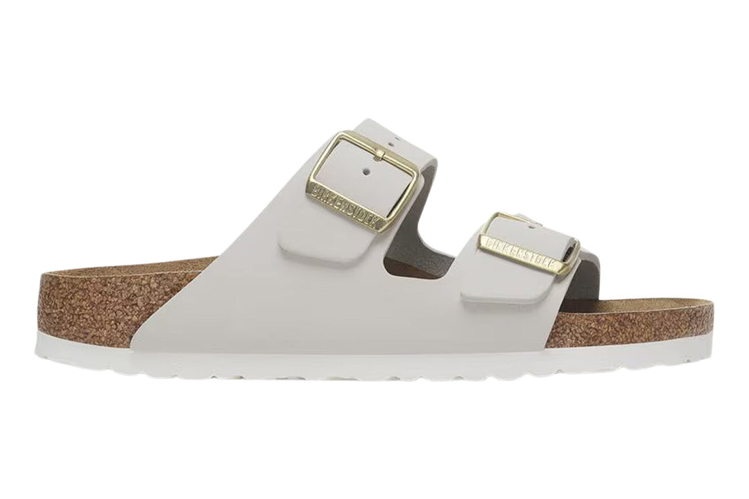 Birkenstock Arizona R Antique White Nubuck Leather Womens #color_white