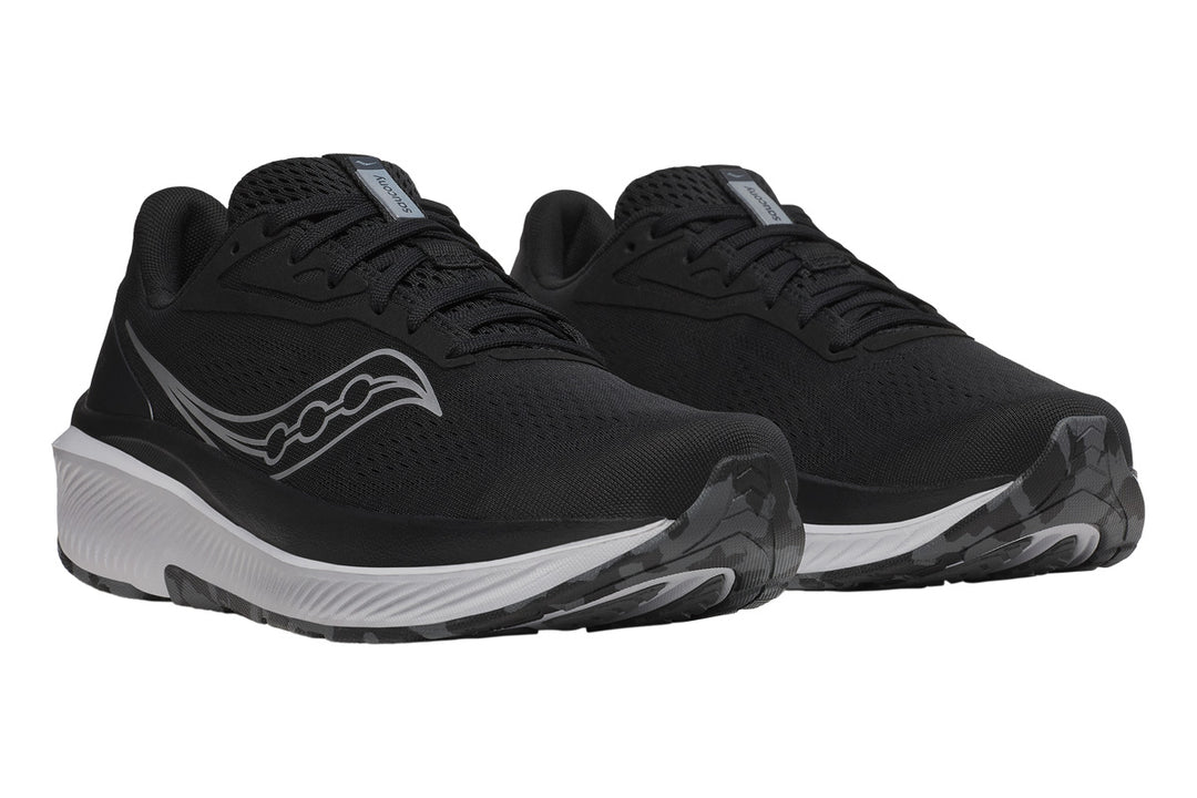 Saucony Echelon 10 4E Black/Silver Mens #color_black-multi-whites