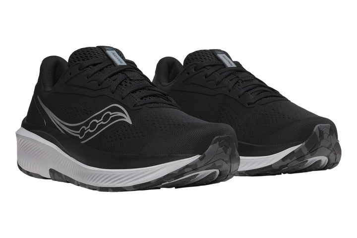 Saucony Echelon 10 4E Black/Silver Mens #color_black-multi-whites