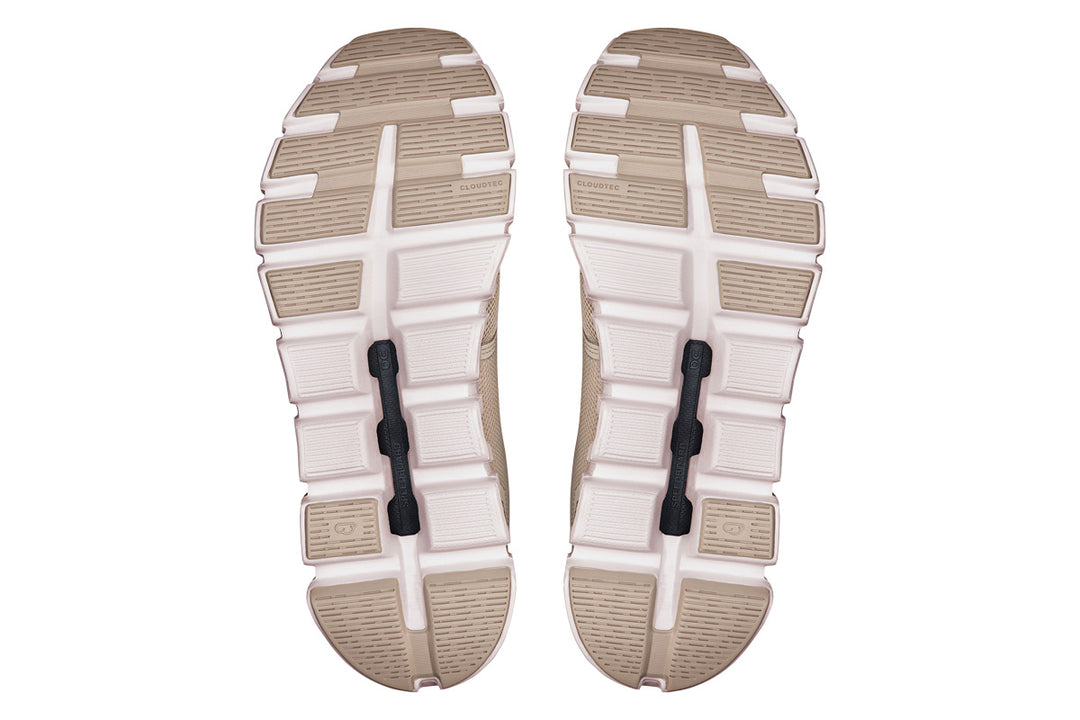 On Cloud 6 B Pearl/White Womens #color_white