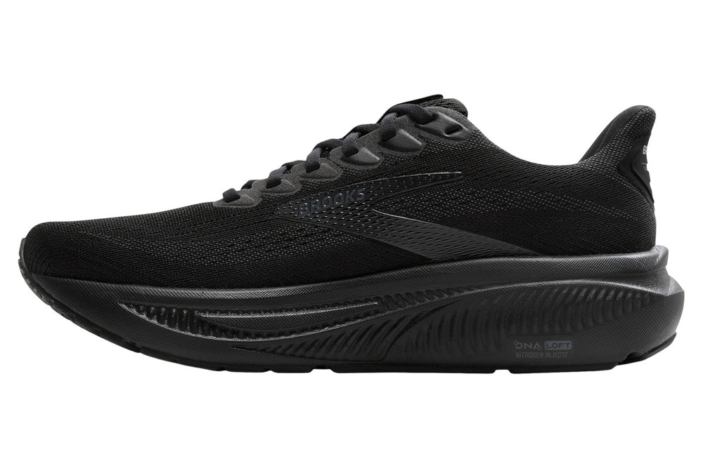 Brooks Ghost 17 D Bonyblack/Black/Ebony Mens #color_black