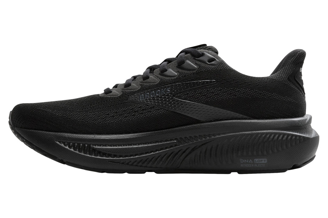 Brooks Ghost 17 D Bonyblack/Black/Ebony Mens #color_black