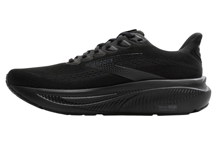Brooks Ghost 17 D Bonyblack/Black/Ebony Mens #color_black