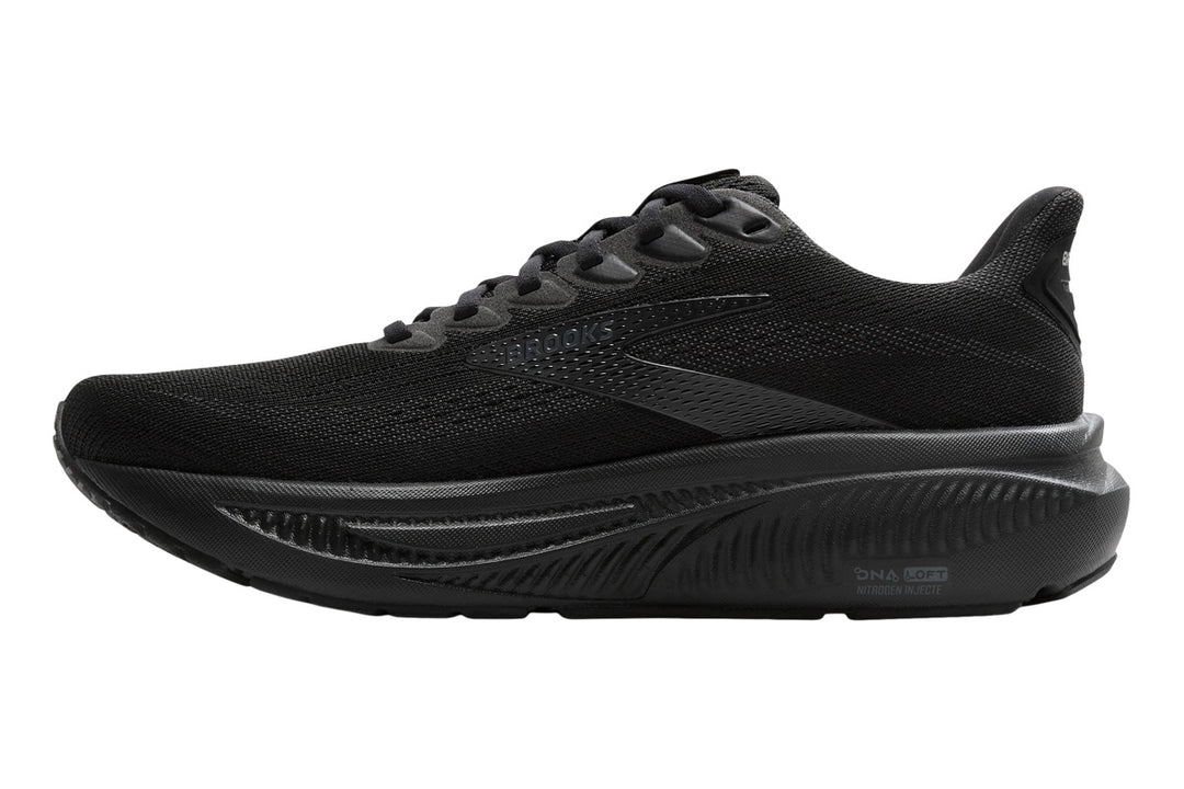 Brooks Ghost 17 D Black/Black/Ebony Womens #color_black